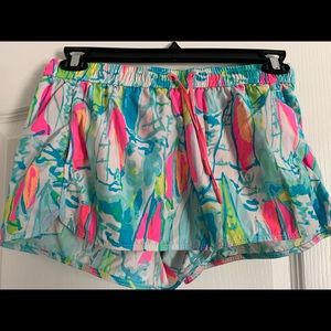 Lilly Pulitzer Beach&Bea Sunglow luxletic shorts